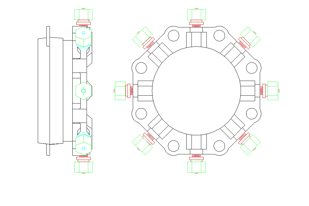 Plans for restrained flange adapter